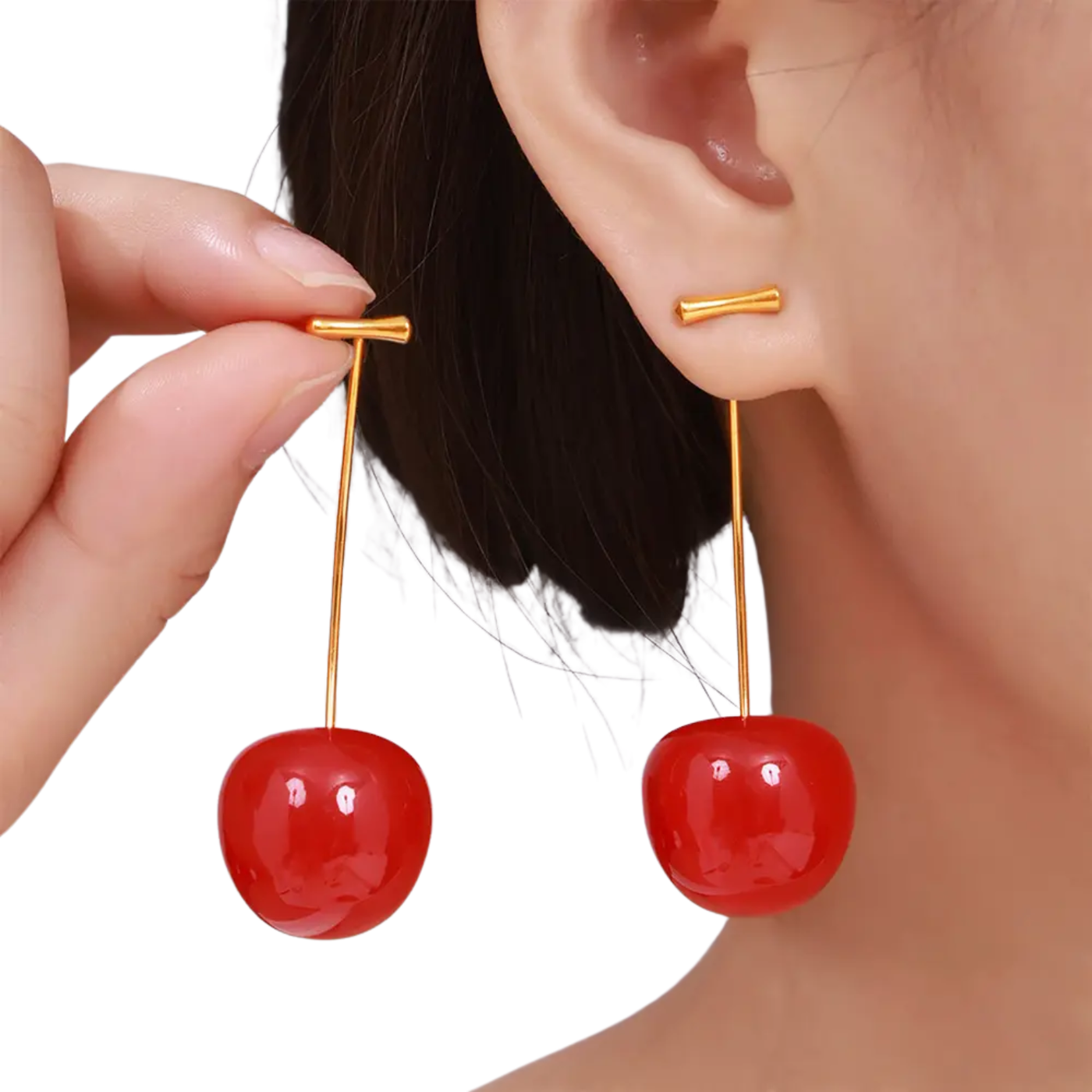 Pack de Pendientes Cherry Glow