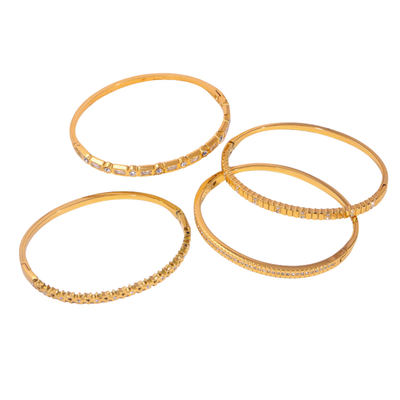 Pack de 4 brazaletes - Golden Mirage